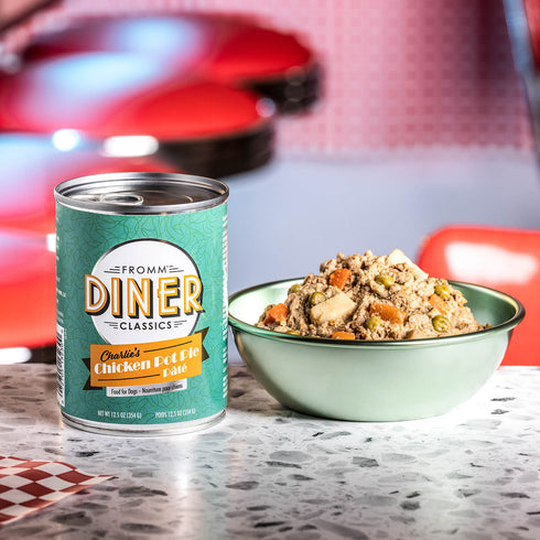 Fromm Diner Classics Wet Dog Food - Charlie's Chicken Pot Pie Pate - 12.5oz Can