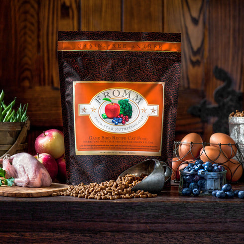 Fromm Four-Star Grain Free Dry Cat Food - Game Bird - 4lb Bag