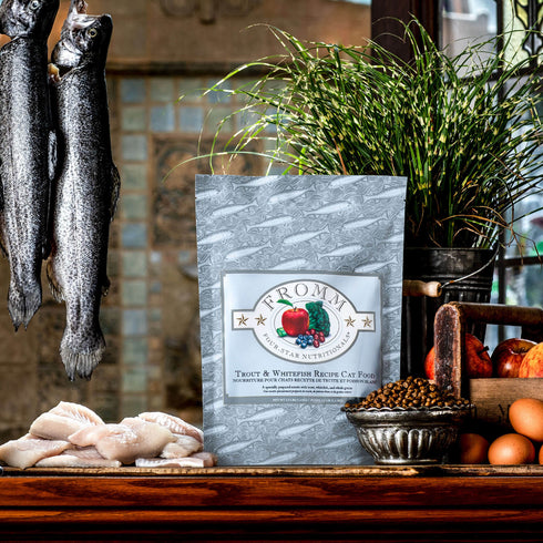 Fromm Four-Star Dry Cat Food - Tout & Whitefish - 4lb Bag