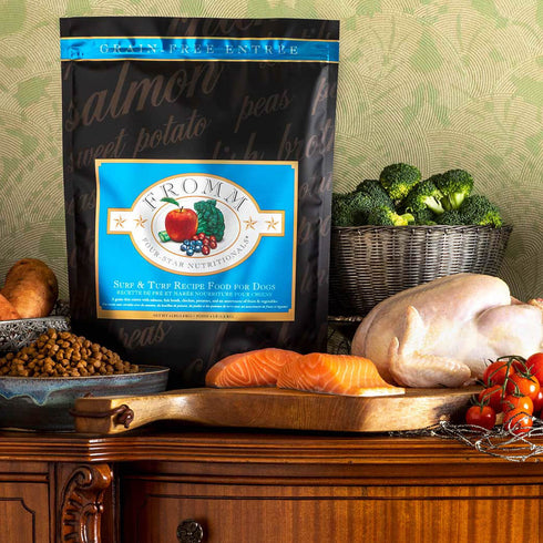 Fromm Four-Star Dry Dog Food - Surf & Turf - 12lb Bag