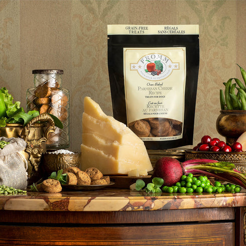 Fromm Four-Star Dog Treats - Parmesan Cheese - 8oz Pouch