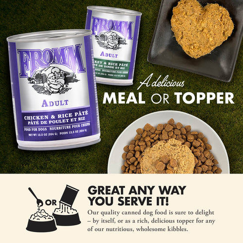 Fromm Classic Adult Wet Dog Food - Chicken & Rice - 12.5oz Can