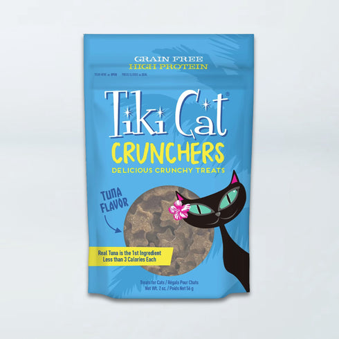 Tiki Cat Crunchers Cat Treats - Tuna - 2oz Pouch