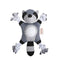 Territory 2-In-1 Dog Toy - Racoon - 10"