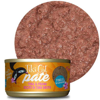 Tiki Cat Grill Wet Cat Food - Tuna & Prawn in Tuna Broth - 2.8oz Can