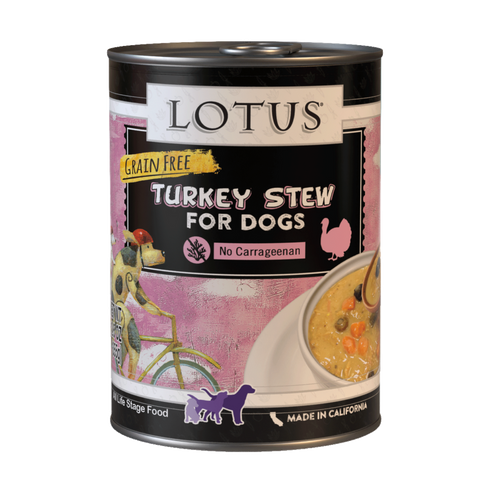 Lotus Pet Stews Wet Dog Food - Turkey - 12.5oz Can