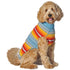 Chilly Dog Dog Sweater - Large - Turquoise Serape