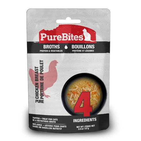 PureBites Both Cat Food Topper - Chicken & Veggie - 2oz Pouch