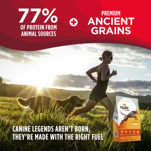 Nulo Frontrunner High Protein Dry Dog Food - Chicken, Turkey, & Oats - 23lb Bag