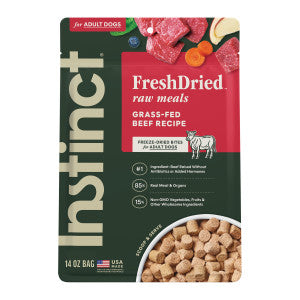 Instinct Raw Meals Freeze Dried Dog Food - Real Beef - 25oz Bag