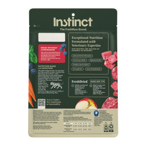 Instinct Raw Meals Freeze Dried Dog Food - Real Beef - 25oz Bag