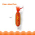 Catstages Hot Dog Kicker Catnip Toy and Dental Toy for Cats