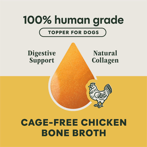 Instinct Bone Broth Cat & Dog Food Topper - Chicken - 16oz Pouch