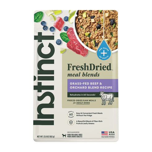 Instinct FreshDried Freeze Dried Dog Food - Beef & Orchard Blend - 23oz Bag