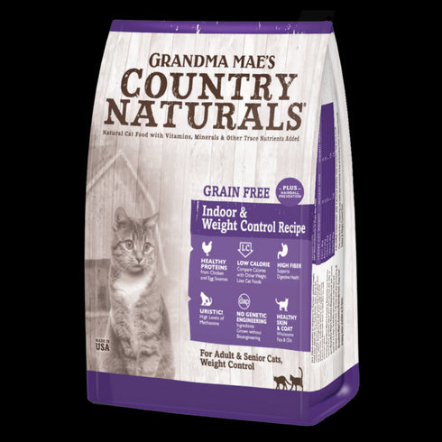 Grandma Mae's Country Naturals Grain Free Indoor & Weight Control Dry Cat Food - Chicken - 4lb Bag