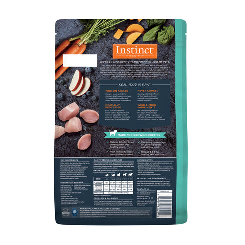 Instinct Raw Frozen Bites Puppy Frozen Dog Food - Cage-Free Chicken - 3lb Bag