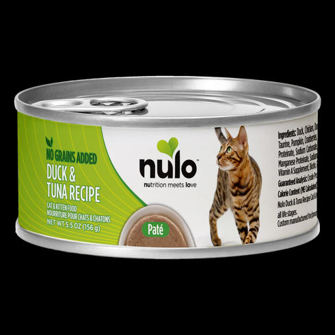 Nulo FreeStyle Pate Wet Cat Food - Duck & Tuna - 5.5oz Can