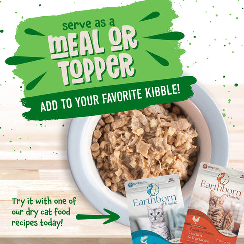 Earthborn Holistic Wet Cat Food - Chicken Catcciatori Chicken - 3oz Can