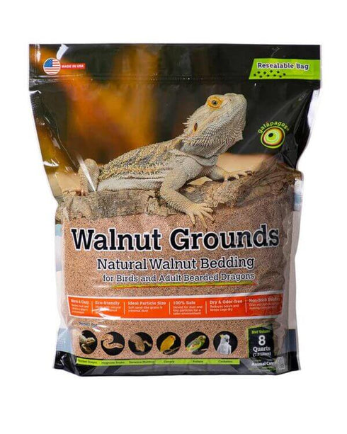 Galapagos Walnut Grounds Bird & Reptile Bedding - 8qt