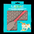 Messy Mutts Silicone Therapeutic Dog Lick Mat with Silicone Spatula - 8" x 8"