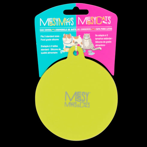 Messy Mutts Wet Food Can Silicon Reusable Lid - Green