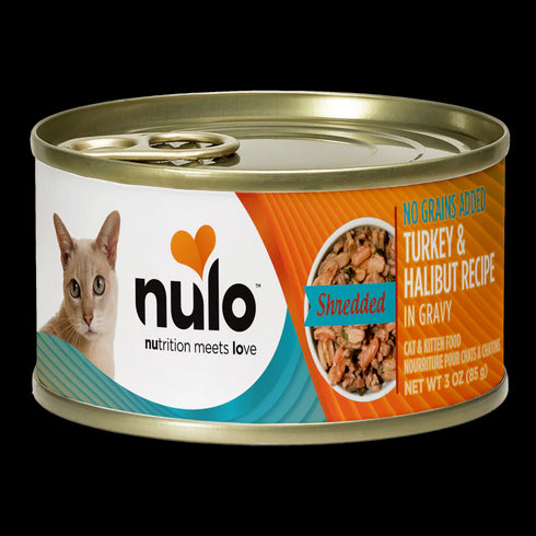 Nulo FreeStyle Shredded Wet Cat Food - Turkey & Halibut - 3oz Can