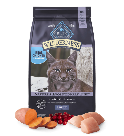 Blue Buffalo Wilderness Adult Dry Cat Food - Chicken - 6lb Bag