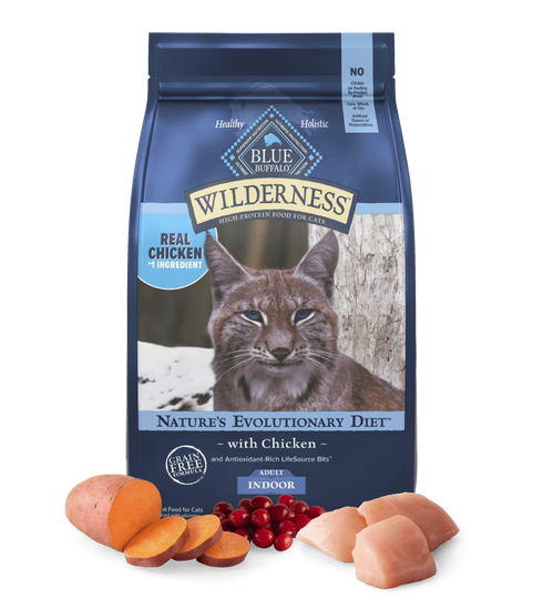 Blue Buffalo Wilderness Indoor Dry Cat Food - Chicken - 11lb Bag