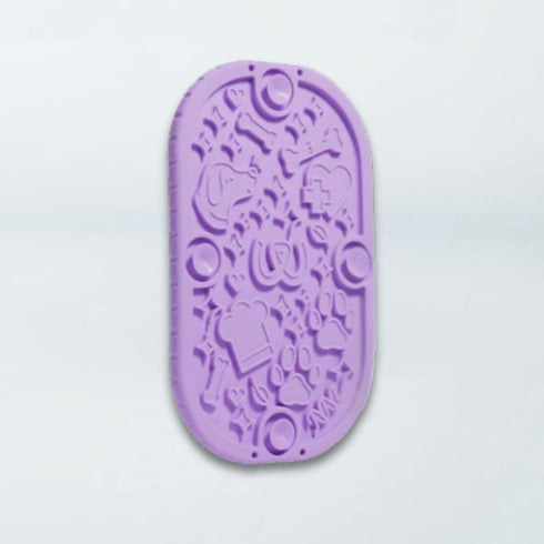 Woof FlipMat Mini Dog Licky Mat - Lavendar
