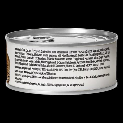 Nulo FreeStyle Pate Wet Cat Food - Duck & Tuna - 5.5oz Can