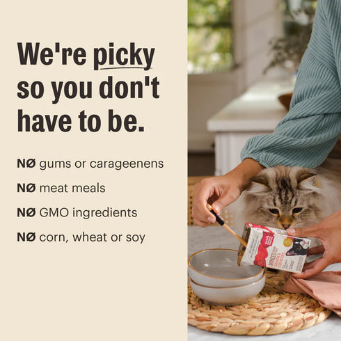 The Honest Kitchen Grain Free Mousse Wet Cat Food with Goat's Milk - Variety Pack - 8ct