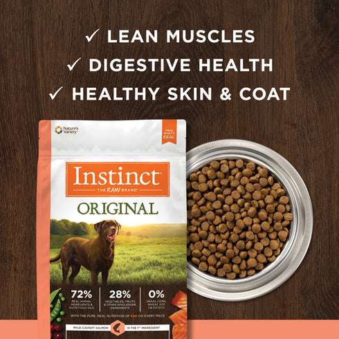 Instinct Original Dry Dog Food - Real Salmon - 20lb Bag