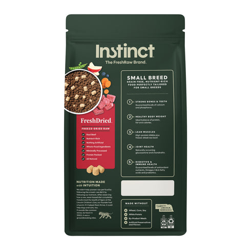 Instinct RawBoost Grain Free Dry Dog Food - Real Beef - 10lb Bag