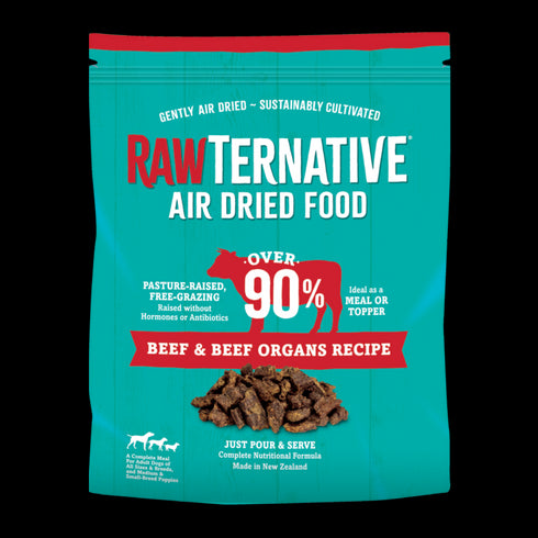 Rawternative Air Dried Raw Dog Food - Beef -3lb Bag