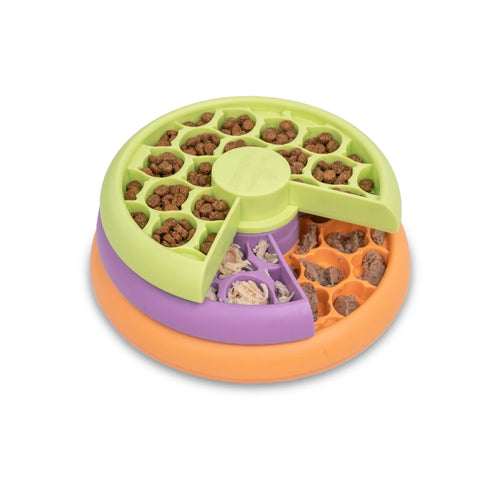 Catstages Kitty Lickin' Layers Cat Fun Feeder Treat Puzzle