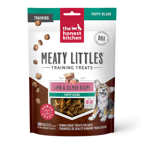 The Honest Kitchen Puppy Meaty Littles Dog Treats - Lamb & Salmon - 4oz Pouch