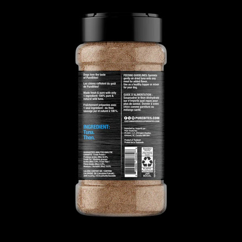 PureBites Air Dried Sprinkles Dog Treats - Tuna - 3.5oz Shake Bottle