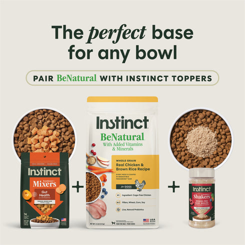 Instinct Be Natural Dry Dog Food - Real Chicken & Brown Rice - 25lb Bag