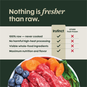 Instinct FreshRaw Meals Frozen Raw Dog Food - Beef - 8oz Package