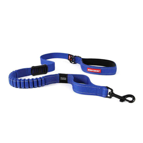 EZYDOG Zero Shock Dog Leash - 48" - Blue