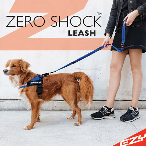 EZYDOG Zero Shock Dog Leash - 48" - Blue