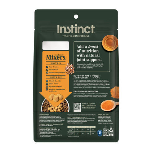 Instinct Raw Boost Mixers Mobility Support Dog Food Topper - Chicken - 5.5oz Pouch