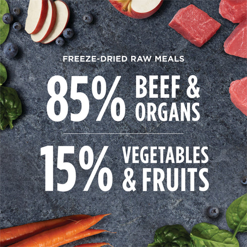 Instinct Freeze Dried Raw Meals Freed Dried Dog Food - Beef - 3oz Bag