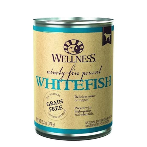 Wellness Grain Free 95% Whitefish Canned Dog Food 13.2oz - Poudre Pet and Feed Supply