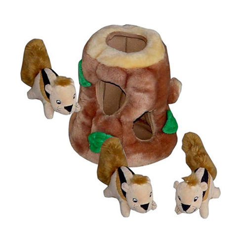Outward Hound Hide-A-Squirrel Dog Toy Large (No Box) - Poudre Pet and Feed Supply