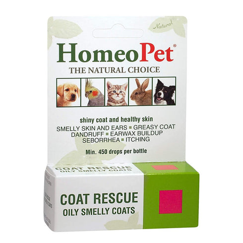 HomeoPet Coat Rescue Pet Medicine 15ml - Poudre Pet and Feed Supply