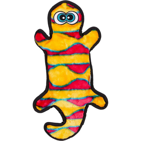 Outward Hound Invincible Gecko Red and Orange with 2 Squeakers - Poudre Pet and Feed Supply