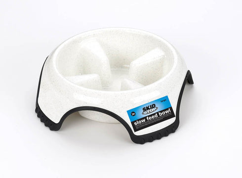 Petmate Pet Skid Stop Slow Feed Bowl Large - Poudre Pet and Feed Supply
