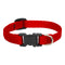 Lupine Adjustable Dog Collar Red 1/2" Wide x 8"-12" Neck Size - Poudre Pet and Feed Supply
