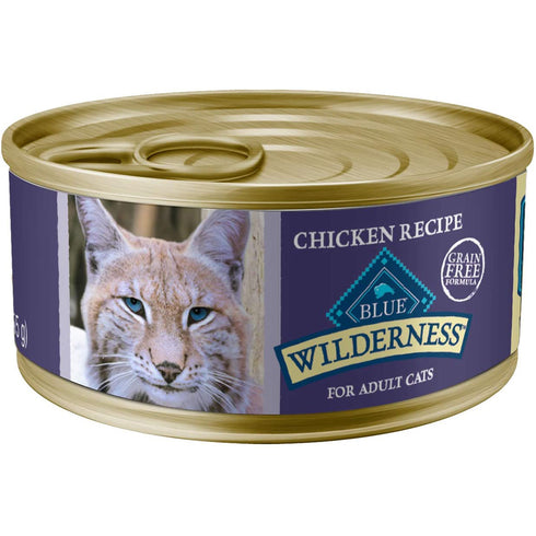 Blue Buffalo Wilderness Chicken Formula Grain-Free Adult Cat Wet Food 5.5oz - Poudre Pet and Feed Supply